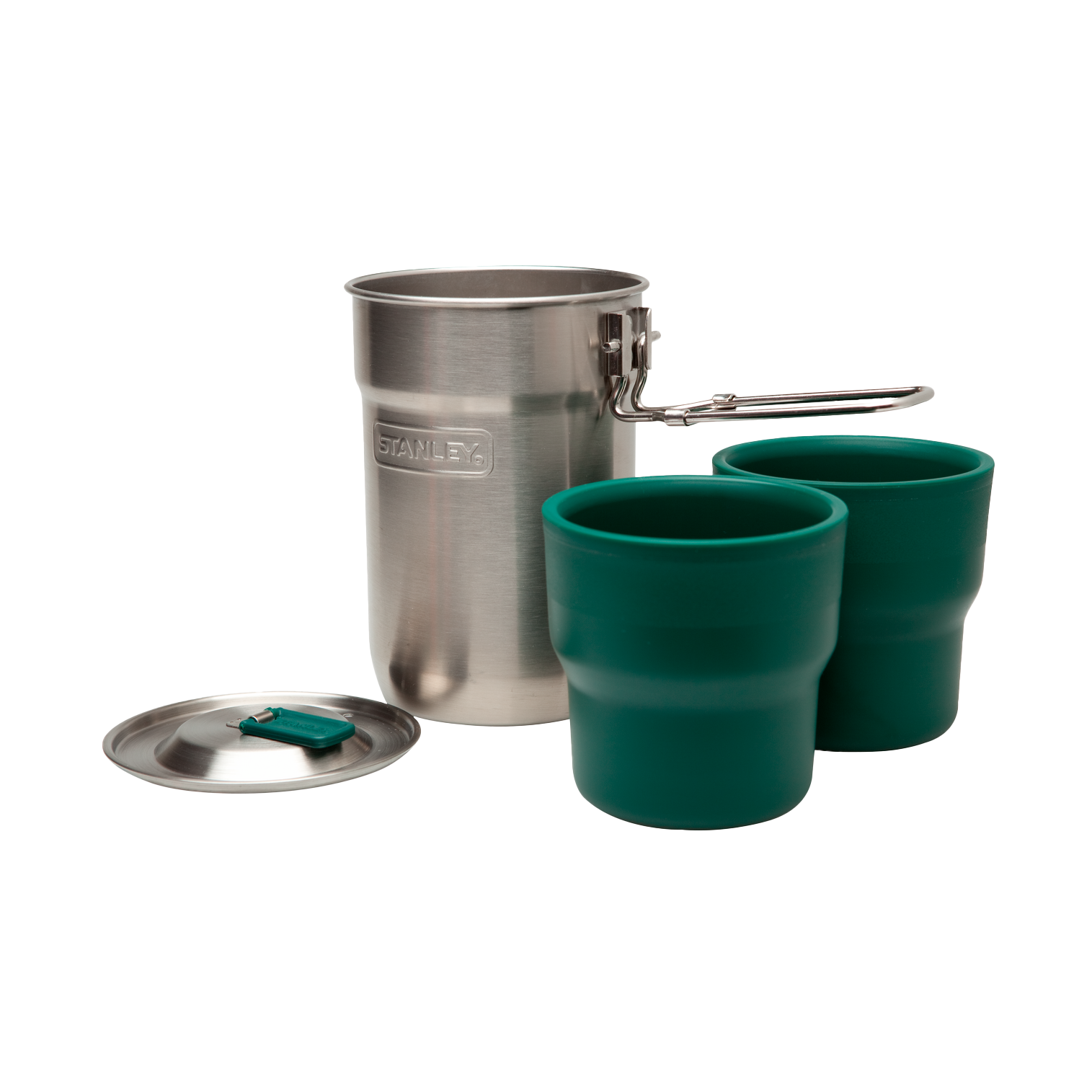 Stanley Adventure Nesting Two Cup Camping Cook Set 24oz StainlessSteel