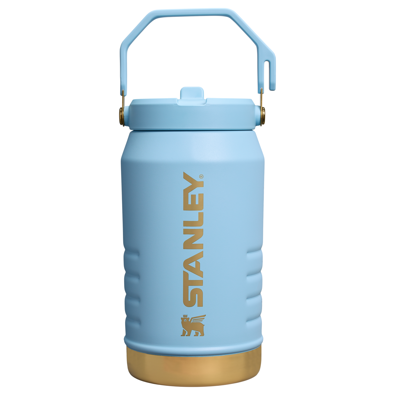 Stanley x Messi 64 OZ IceFlow Flip Straw Water Jug in Striker Blue