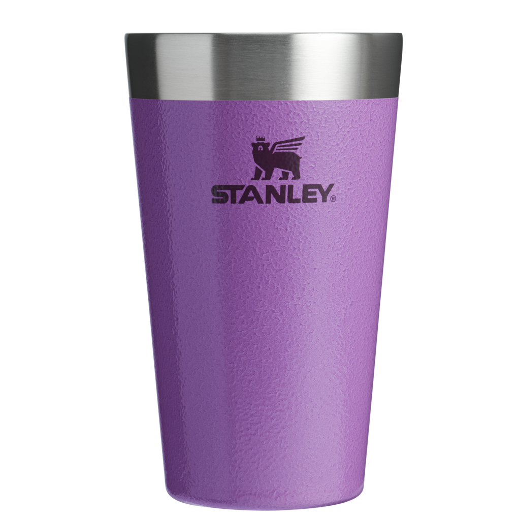 Stanley 16 OZ Stay Chill Stacking Pint Glass In Hammertone Lilac Purple