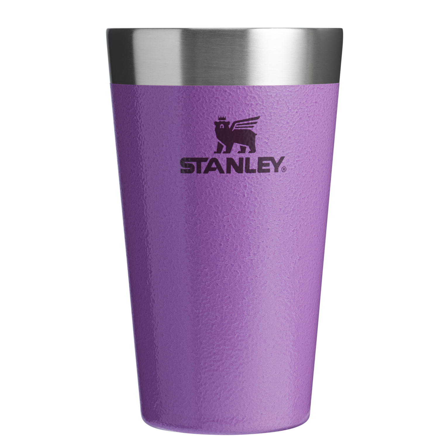 Stanley 16 OZ Stay Chill Stacking Pint Glass In Hammertone Lilac Purple